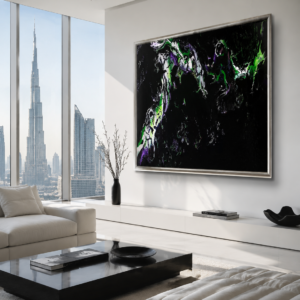 Tableau abstrait grand format “Puma” – 120 x 160 cm