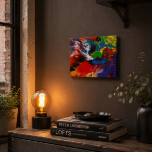 Eruption Chromatique - Peinture