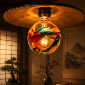 Dragon - Ampoule d'Art