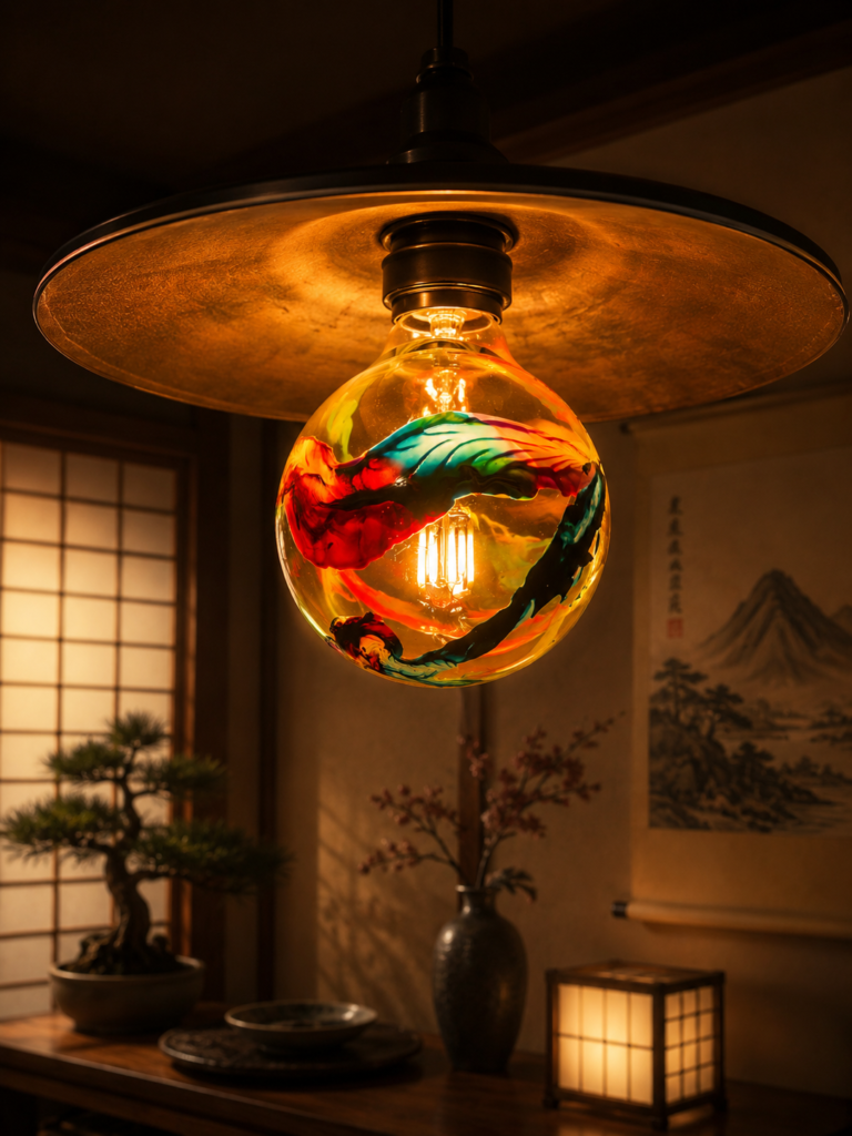 Dragon - Ampoule d'Art