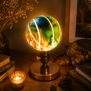 Soleil Vert - Ampoule d'Art