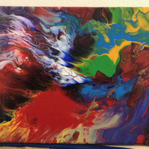 Eruption Chromatique - Peinture