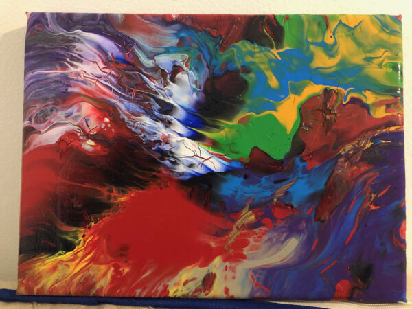 Eruption Chromatique - Peinture