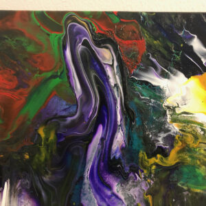 Jungle en Colère - Peinture
