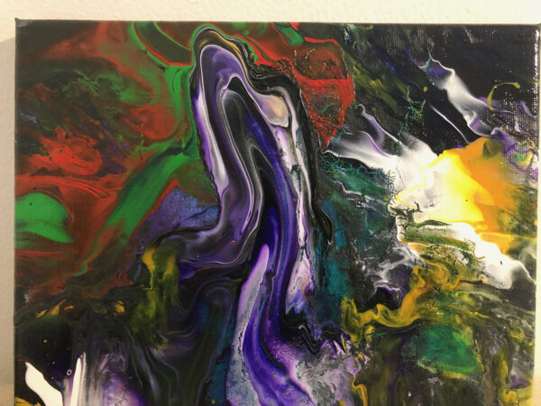 Jungle en Colère - Peinture