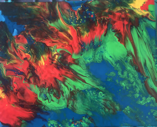 L'Incendie - Peinture