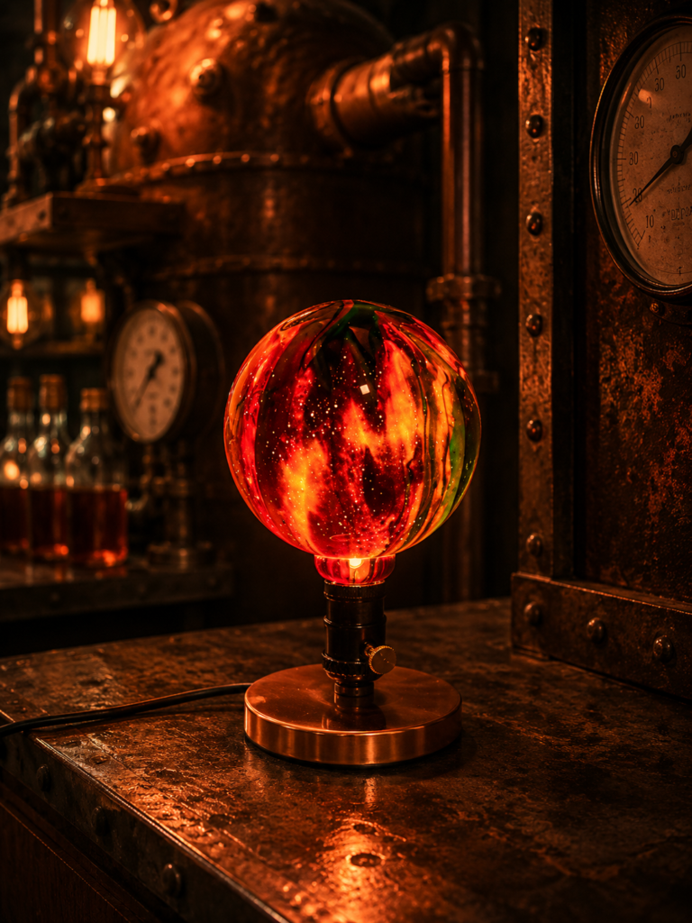 Orange Mécanique - Ampoule d'Art